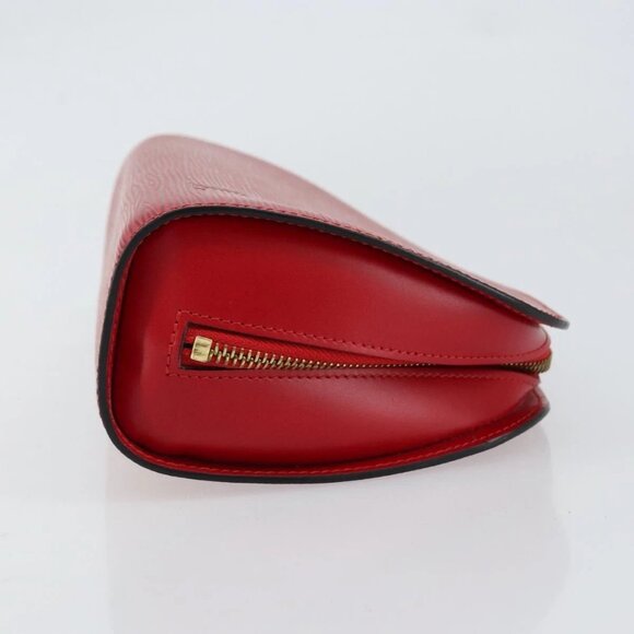 LOUIS VUITTON Epi Dauphine MM Pouch Red - Picture 3 of 16